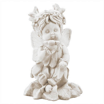 Статуетка Decoline Ангел дівчинка з квіткою пісочна (гіпс) AN0731-7(G)