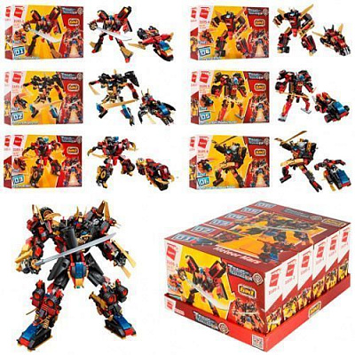 Конструктор Qman 3105 трансформер (робот+машинка) в ассортименте ODT112589