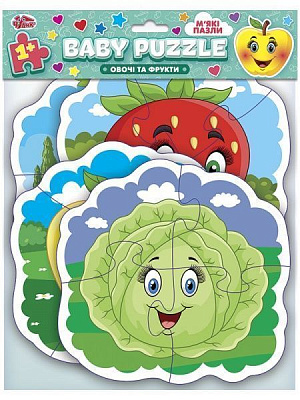 Бебі-пазли Ranok Creative Овочі та фрукти 443806