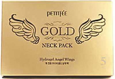 Маска Petitfee для шеи гидрогелевая с плацентой 5 шт. 10 г 5 шт.