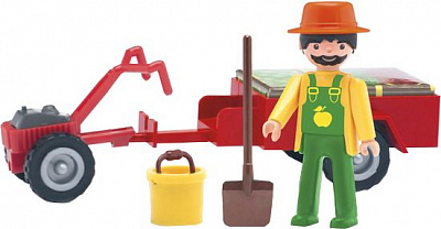 Фигурка Igracek Садовник с аксессуарами 