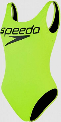 Купальник Speedo DEEP_U-BK_HI_LEG_1PC_PT_A 8-12369F381 р.38 чорно-салатовий