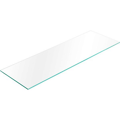 Полиця скляна ВС прямокутна 750x250 мм прозорий