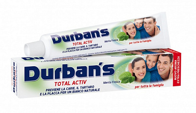 Зубна паста DURBAN'S Total Active 75 мл