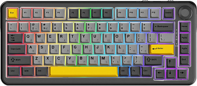 Клавиатура беспроводная Ajazz PLUS Daydream (AK820MAX-DD-BGY) black