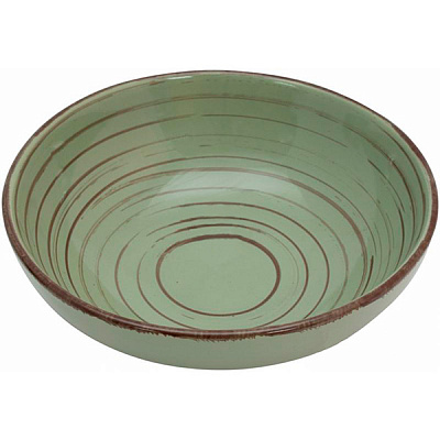 Тарілка супова Antique green 18 см 710 мл Bella Vita