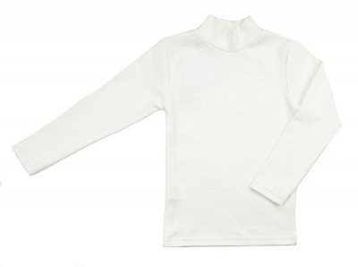 Гольф унисекс Luna Kids р.134 белый 