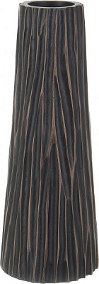 Ваза для цветов Top 12,5х12,5х32,5 см коричневая