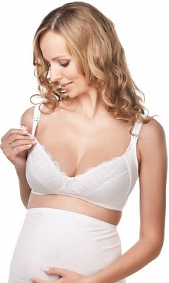 Бюстгальтер для годуючих Мамин Дом 554 р.85 D белый 