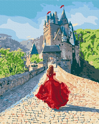 Картина за номерами Принцеса BS51739 40х50 см Brushme