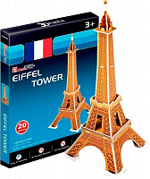3D-пазл CubicFun Франция: Эйфелева башня мини-серия S3006h
