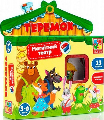 Гра магнітна Vladi Toys Магнітний театр.Теремок VT3206-25