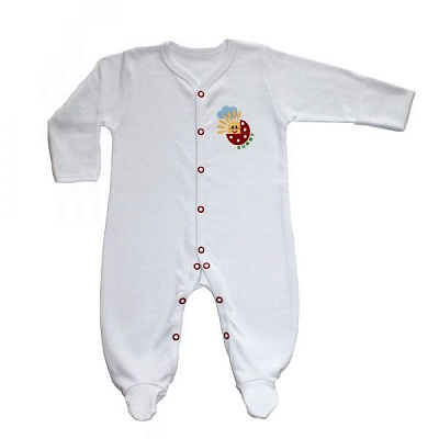 Человечек Lucky tots р.74 белый 1Л 