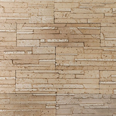 Плитка гипсовая прямая Саватекс Декор Визант темно-бежевый 0,4 кв.м 