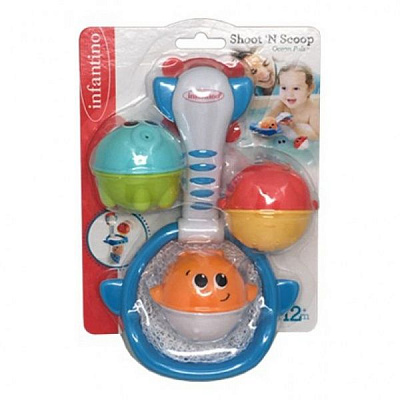 Игрушка для воды Infantino Сачок и мячик 205041I
