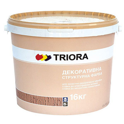 Фарба Triora Декоративна структурна 16 кг