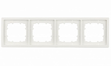 Рамка чотиримісна Siemens Style білий полярний 5TG13240WH