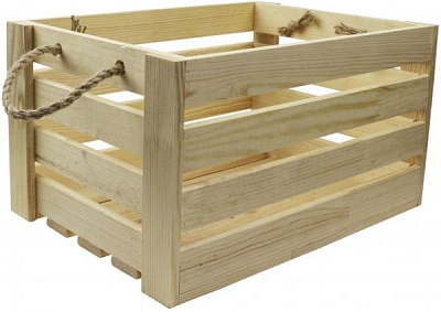 Ящик деревянный прямоугольный 51х33х21 см Rosa Start 