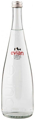 Вода минеральная Evian негазированная 0,75 л 