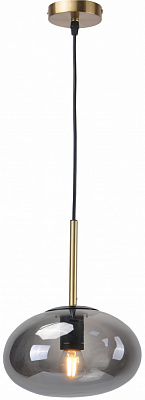 Світильник підвісний Sensio Hampton 1x40 Вт E27 чорний/латунь ALB-P00428-SM