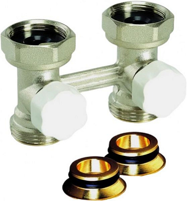 Вузол підключення Luxor нижній прохідний 3/4