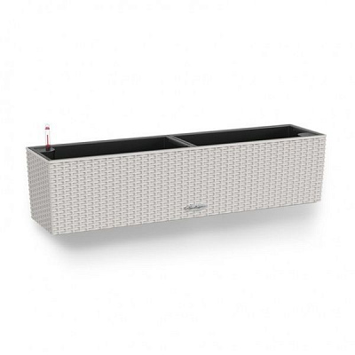 Ящик балконный Lechuza Balconera Cottage 80 (15457) прямоугольный 12 л светло-серый 