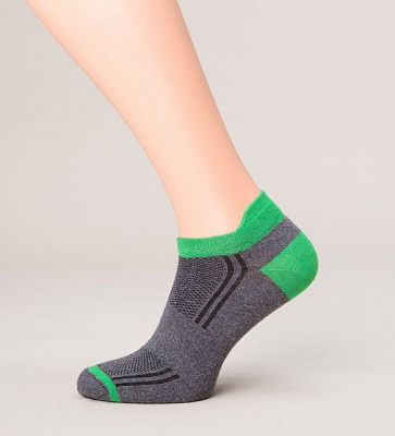 Шкарпетки Giulia MS SPORT-01 MELANGE calzino-da MS SPORT-01 MELANGE calzino-dark темно-сірий меланж р.39-42