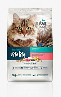 Корм сухий для дорослих котів усіх порід Internutri Tasty Vitality з куркою 3 кг