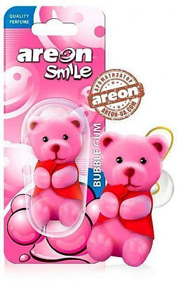 Ароматизатор подвесной АРЕОН Смайл игрушки Бабл гам