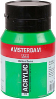 Фарба акрилова № 618 Перманентний зелений світлий 500 мл Amsterdam Standart Royal Talens