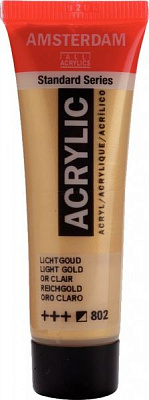 Краска акриловая золотой темный 803 20 мл Amsterdam Standart Royal Talens