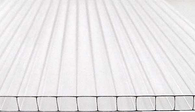 Поликарбонат сотовый Bauglas 1УФ ПК Bauglas ST Longlife 6 мм 3000x1050 мм прозрачный