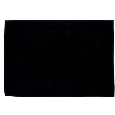 Коврик махровый для ног La Nuit TABBY 50x70 см черный