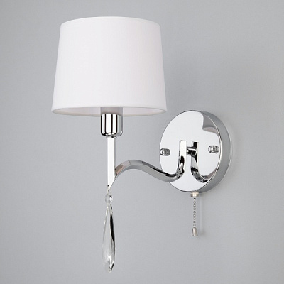 Бра Strotskis Madera 1x40 Вт E14 хром 10127/1 (хром) 