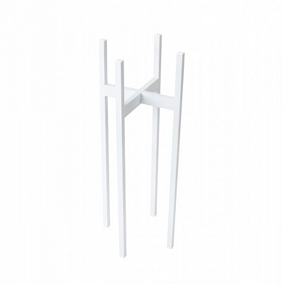 Подставка для цветов Vitan Кротон 29,5х29,5x75 см белый 