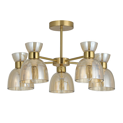 Люстра подвесная ARDERO 5xE14 золотой BL1250-2