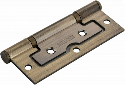 Петля евро  RDA 30948 Eurocento 100x2.5 мм античная латунь 2 шт