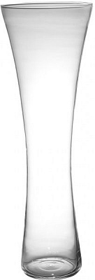 Ваза стеклянная 18,5х55 см