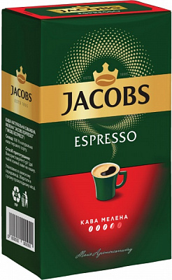 Кофе молотый Jacobs Monarch Espresso 450 г 