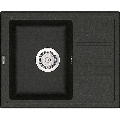 Прямоугольная кухонная мойка Vankor Lira LMP 02.55 Black