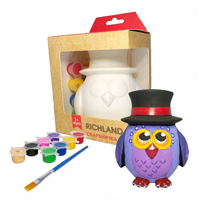 Набор для творчества копилка Сова Річ-Ленд 