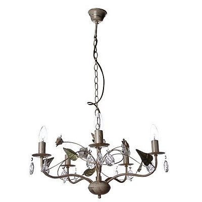 Люстра Vitaluce V1340/5 беж з золотом