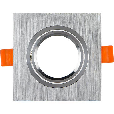 Светильник точечный LightMaster GU5.3 серебряный DL6230 срібло 