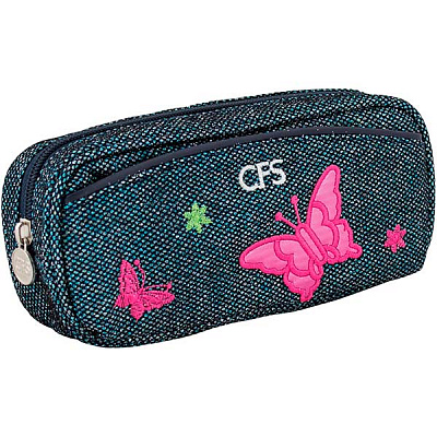 Пенал шкільний Butterfly CF85582 Cool For School джинс