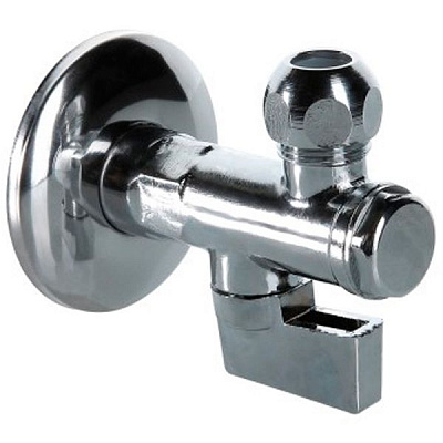 Кран кульовий Valtec з фільтром кутовий 1/2