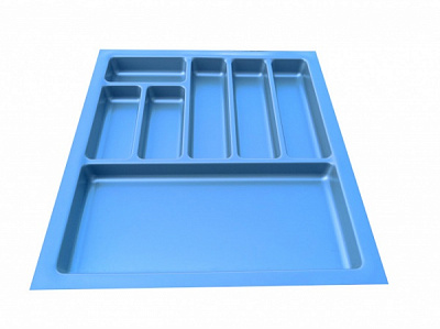 Лоток для столових приборів 48х53х4,5 см синій Variant