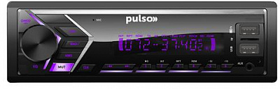 Автомагнітола PULSO RGB, USB, FM, RCA, LCD (P110111)