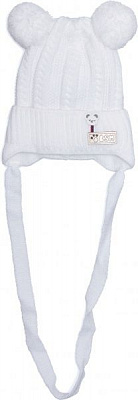 Шапочка дитяча для хлопчика Luna Kids р.36 білий 2223