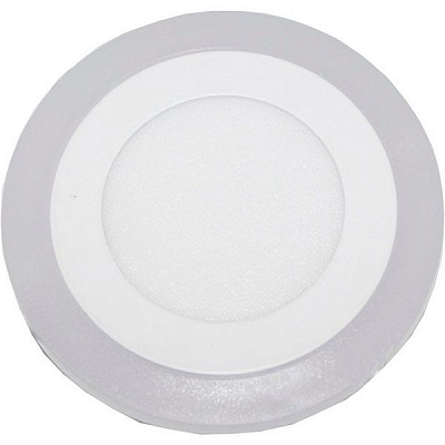 Світильник точковий Blitz з LED-підсвіткою 18 Вт 4000 К білий PRD S 2067 R 18+6W WH