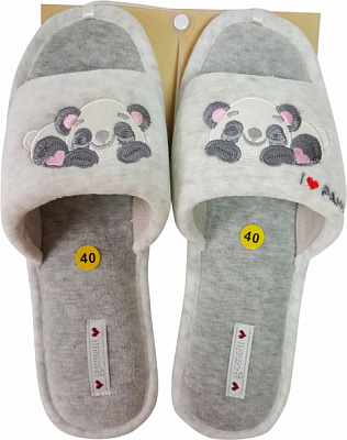 Тапки домашние Gemelli ПАНДА 8 р.36-41 в ассортименте 
